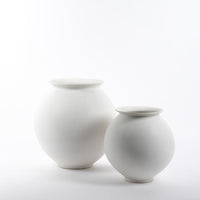 NAKANO VASE MATT WHITE 25X25X25cm