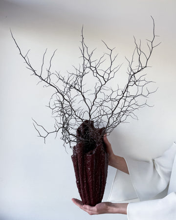 THE HORUS VASE | BURGUNDY MEDIUM