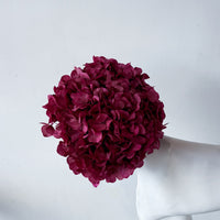 PRESERVED HYDRANGEA STEM I GIGI PINK I LARGE-LEAF