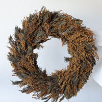 DRIED ACACIA CHRISTMAS WREATH