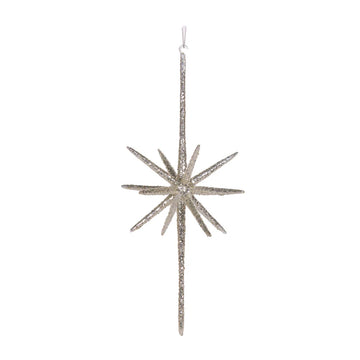 28CM LUXE SILVER STARBURST