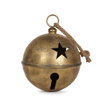 30CM ANTIQUE GOLD BELL
