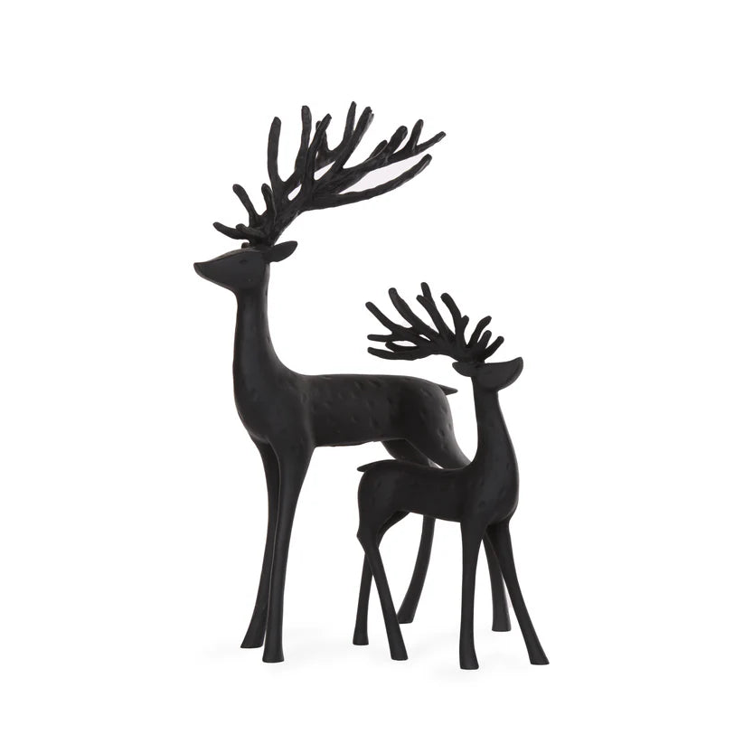 31.5 CM MINIMAL BLACK REINDEER