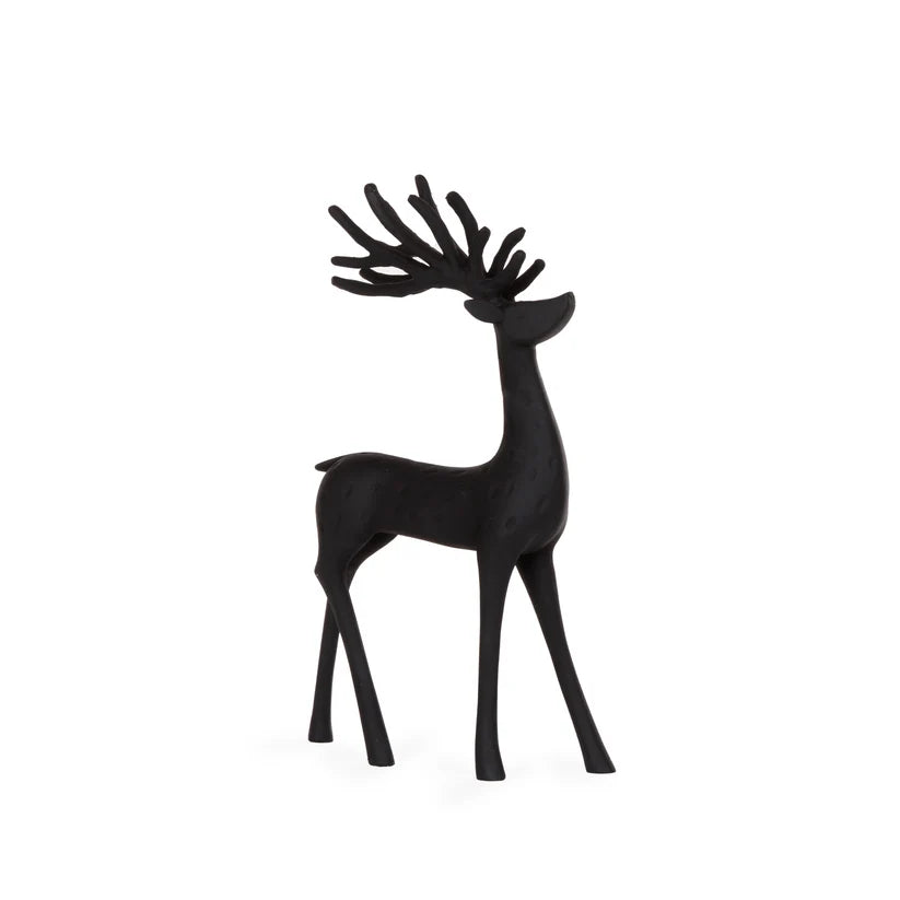 31.5 CM MINIMAL BLACK REINDEER