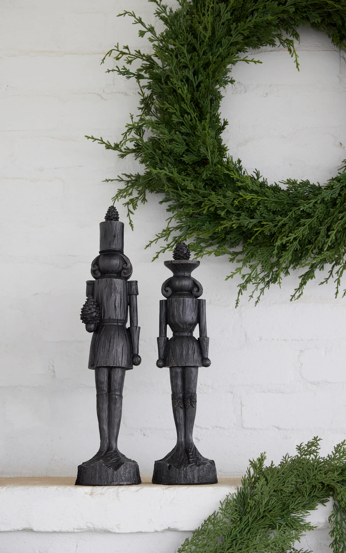 45 CM RUSTIC PINECONE SOLDIER