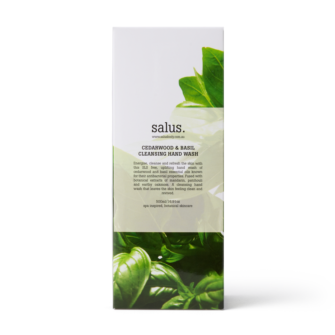 SALUS Cedarwood & Basil Hand Wash box