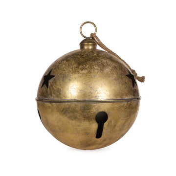 50 CM ANTIQUE GOLD BELL