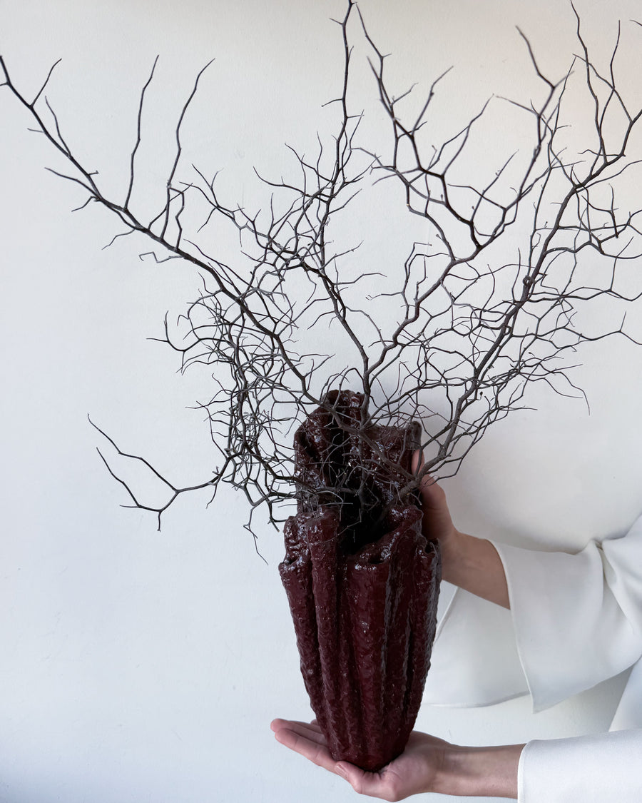 THE HORUS VASE | BURGUNDY MEDIUM