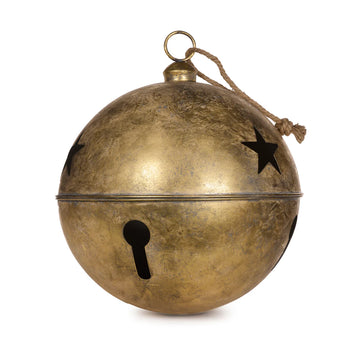 60 CM ANTIQUE GOLD BELL