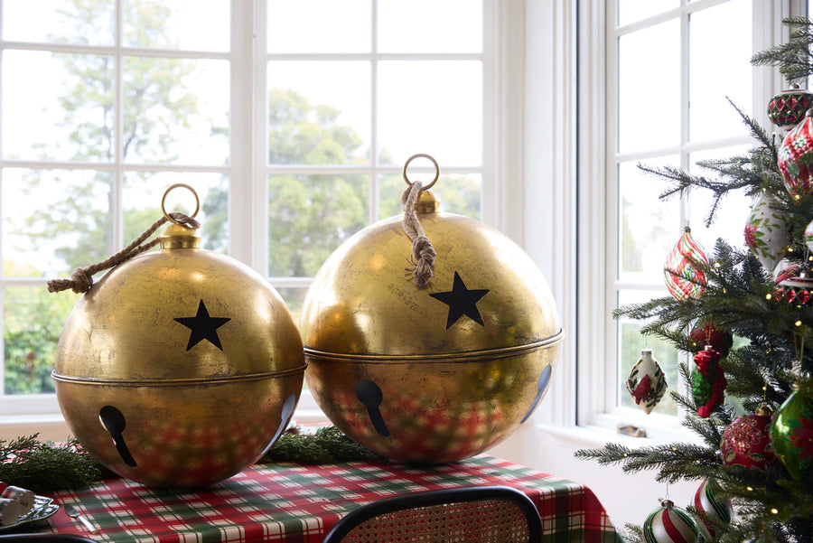 60 CM ANTIQUE GOLD BELL