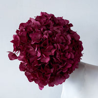 PRESERVED HYDRANGEA STEM I GIGI PINK I LARGE-LEAF