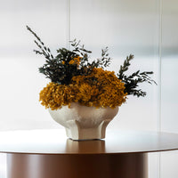 ALICE PRESERVED FLOWER ARRANGEMENT IN CONCH BOWL