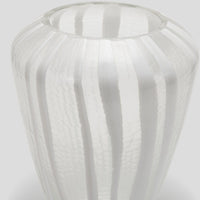 BENGAL STRIPE VASE CANDY CANE