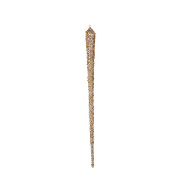 CHAMPAGNE GLITTERED DROP