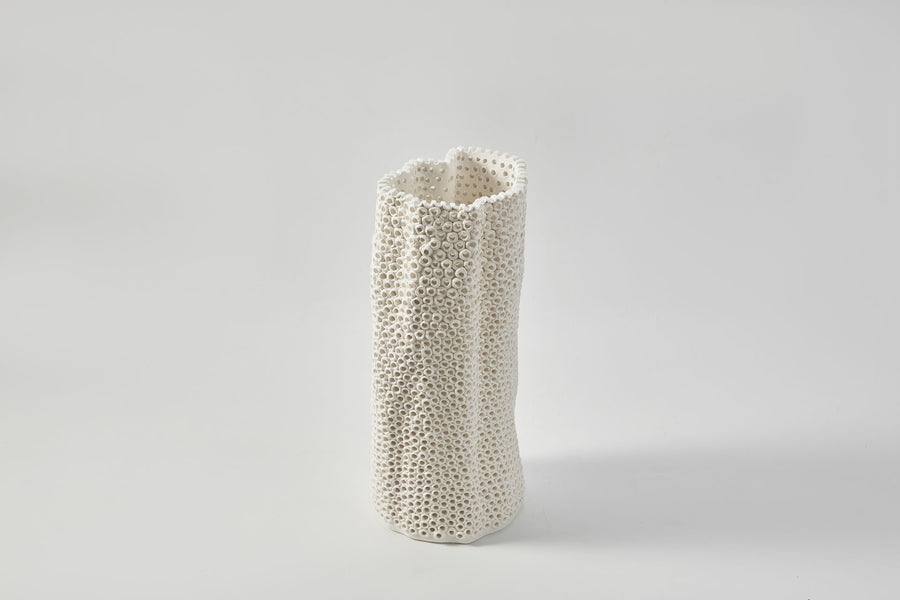 CORALITE VASE IVORY