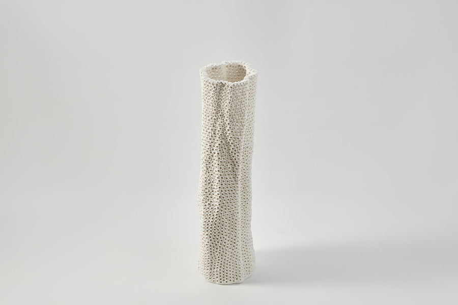CORALITE VASE IVORY