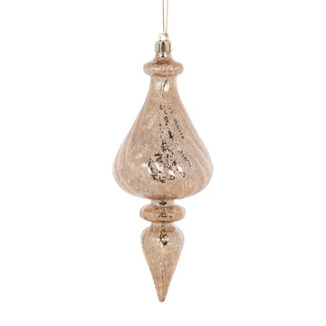 CHAMPAGNE MERCURY BULB FINIAL