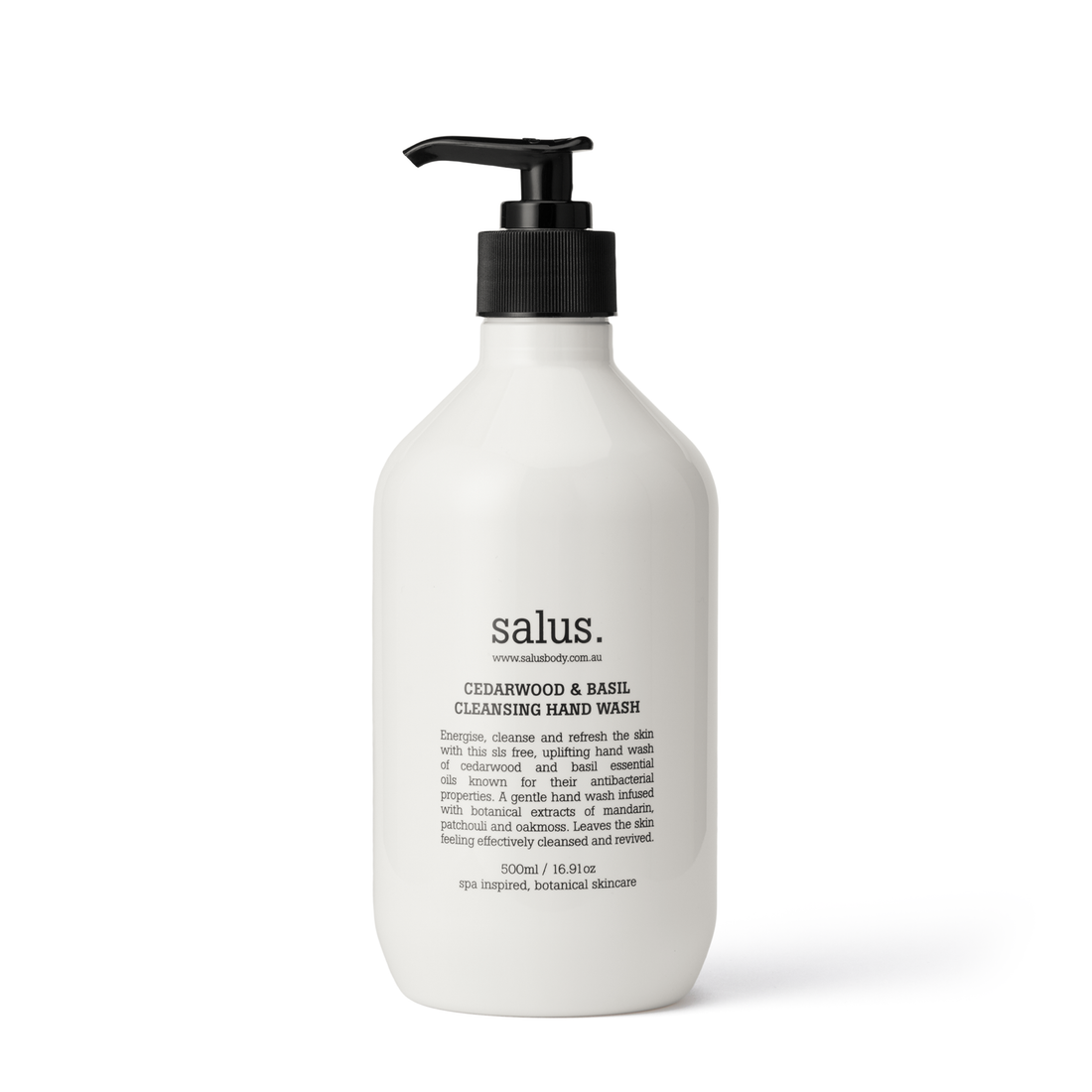 SALUS Cedarwood & Basil Cleansing Hand Wash 500ml
