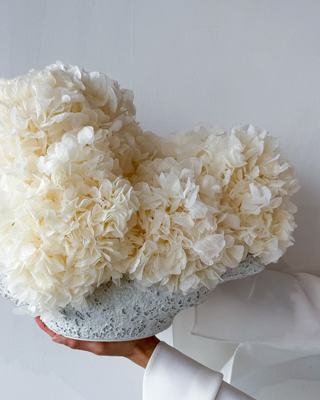 Charlotte preserved flower arrangement detail