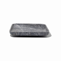 CoTHEORY | ARCHITECT FOOTED LETTER TRAY - TUNDRA GREY MARBLE