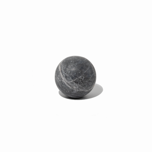 CoTHEORY | ORBIT TABLE SCULPTURE - TUNDRA GREY MARBLE