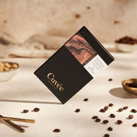 Cuvée Espresso Hazelnut Crunch 42% milk chocolate bar