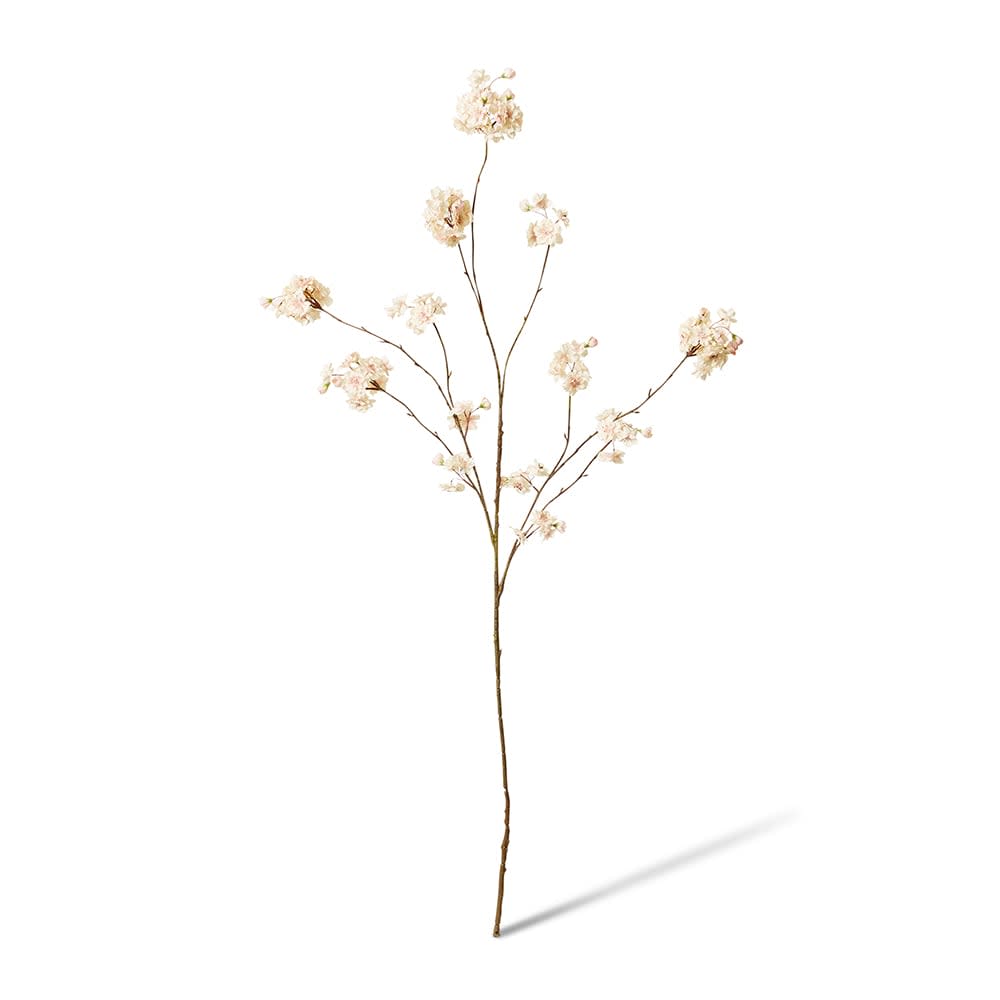 Faux crab apple blossom spray in peach by The Palmier