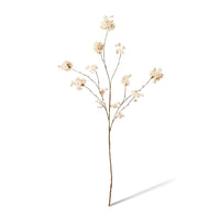Faux crab apple blossom spray in peach by The Palmier