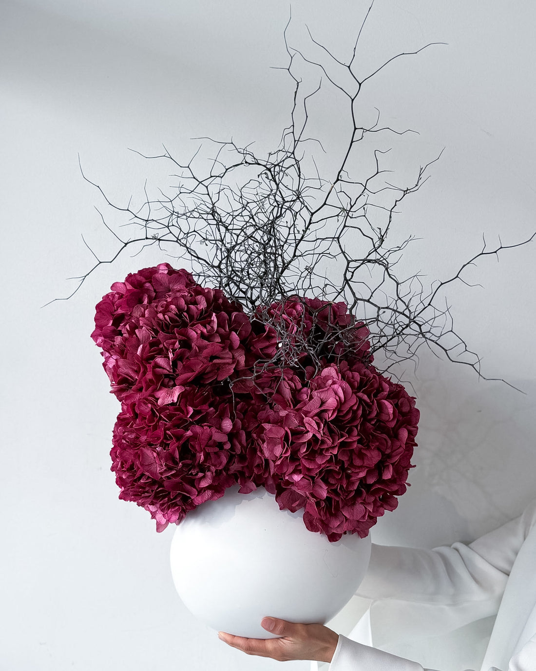 Gigi preserved flower arrangement detail