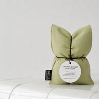 SALUS Mint Heat Pillow in situ