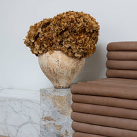 OPHELIA preserved natural hydrangea arrangement in Kotor vessel