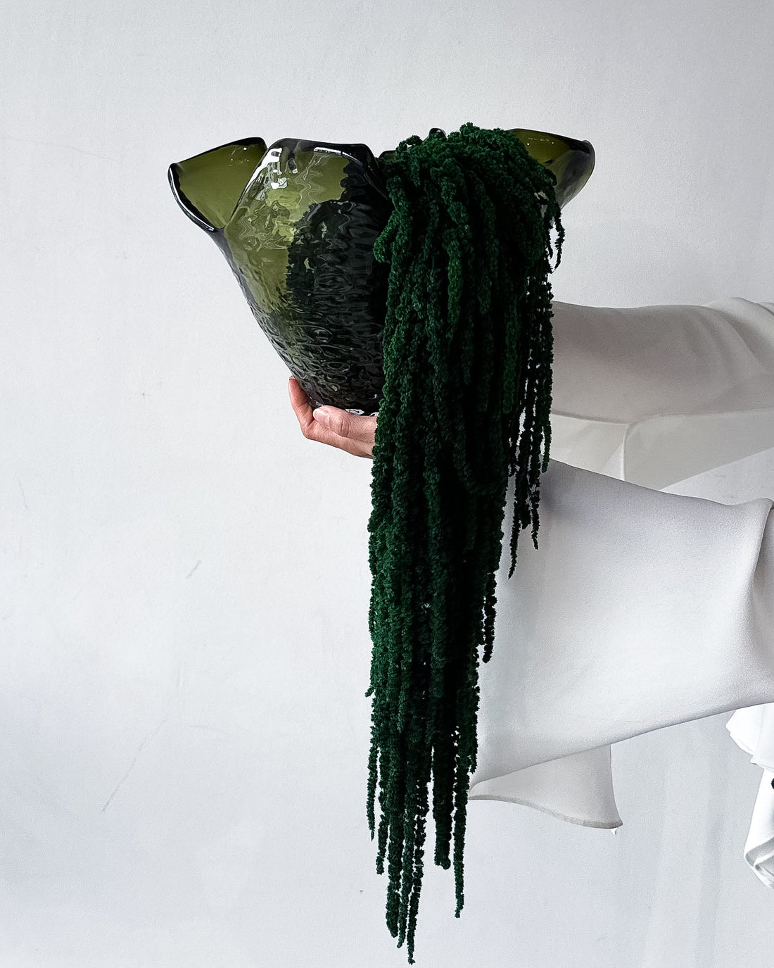 NICOLA | EMERALD AMARANTHUS IN LASHAY BOWL GREEN