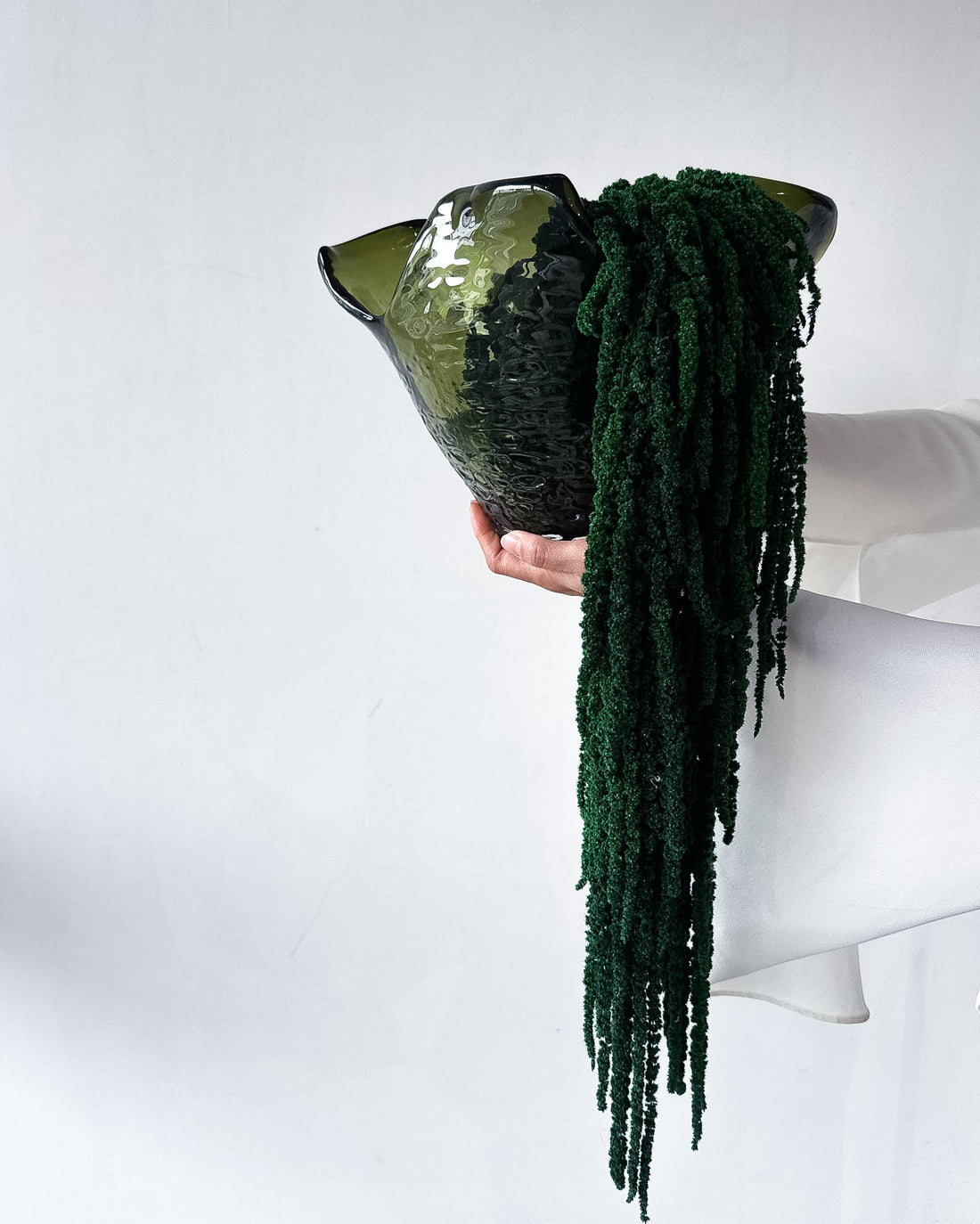 NICOLA | EMERALD AMARANTHUS IN LASHAY BOWL GREEN