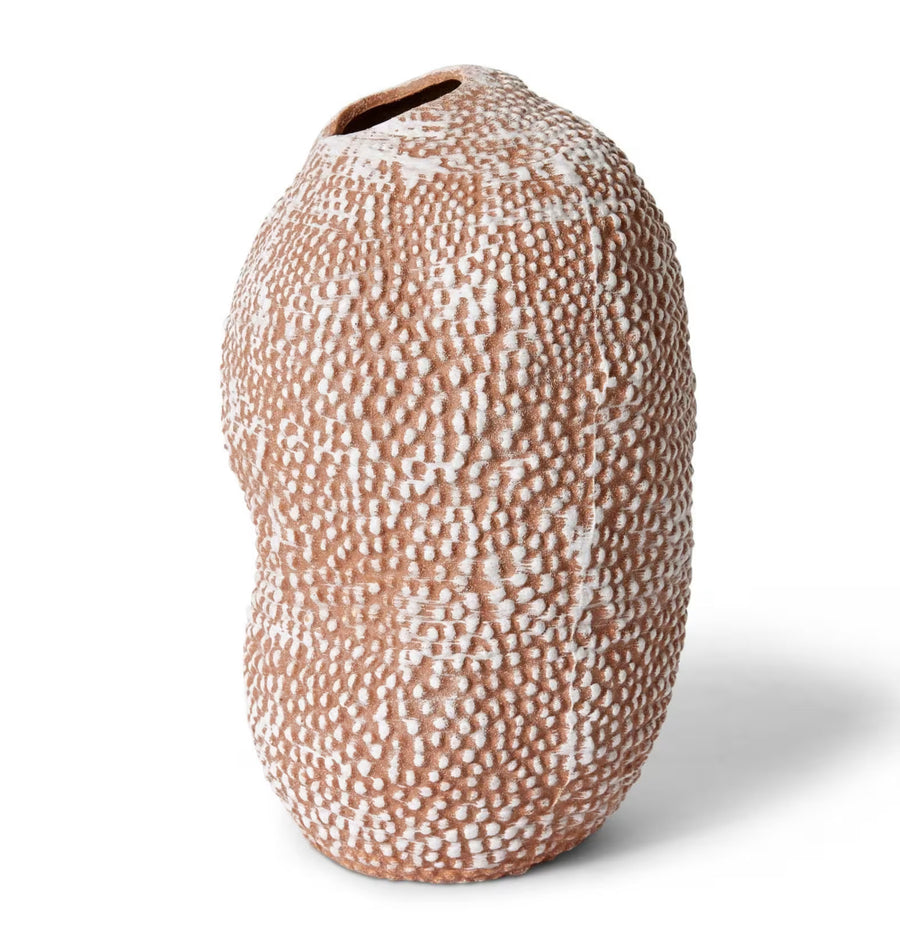 JOELLE VASE BROWN