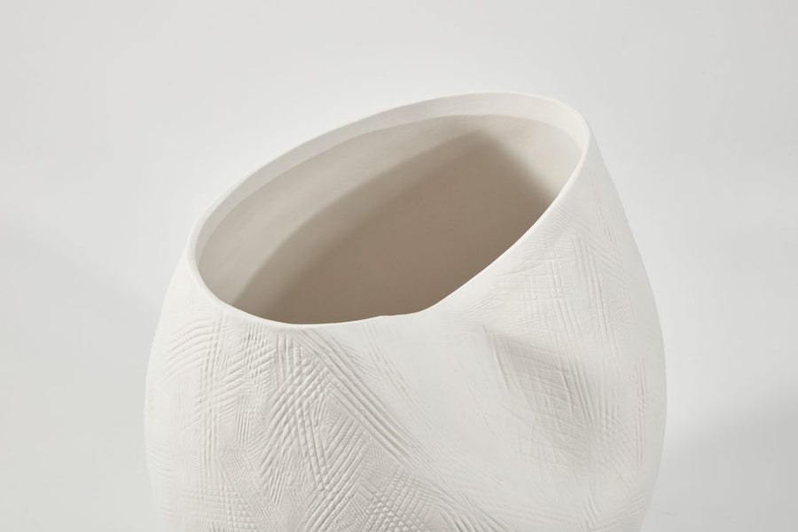 MOULE VASE IVORY