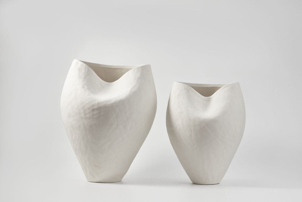 MOULE VASE IVORY