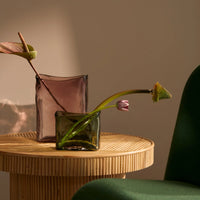 BLOCK VASE  ROSE (L)