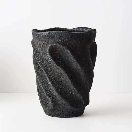 NAMPULA VASE ANTHRACITE