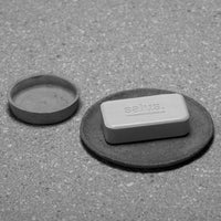 SALUS Pumice & Peppermint Soap on stone