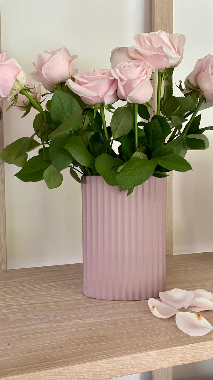RIPPLE VASE  LILAC (M)