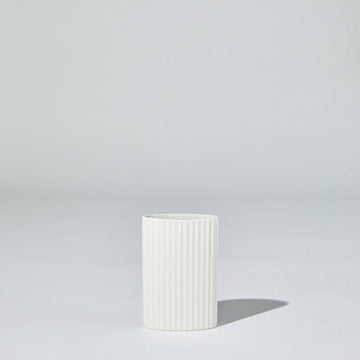 RIPPLE VASE SNOW (S)