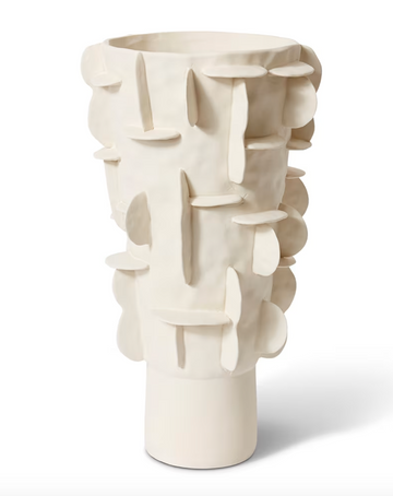 ADORA VASE IVORY TALL