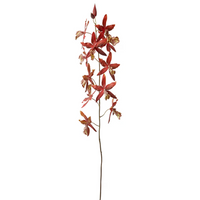 ORCHID ONCIDIUM STEM | RED | SOFT-TOUCH