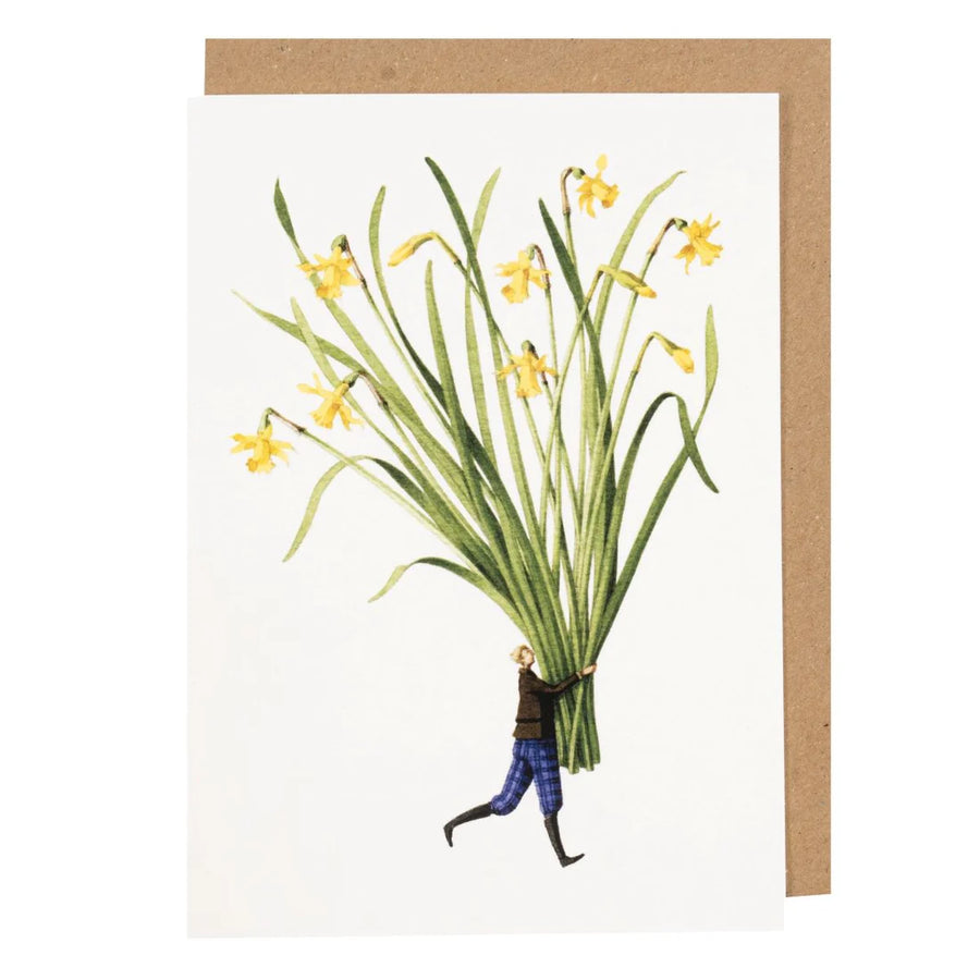 LAURA STODDART SPRING FLOWERS GREETING CARD