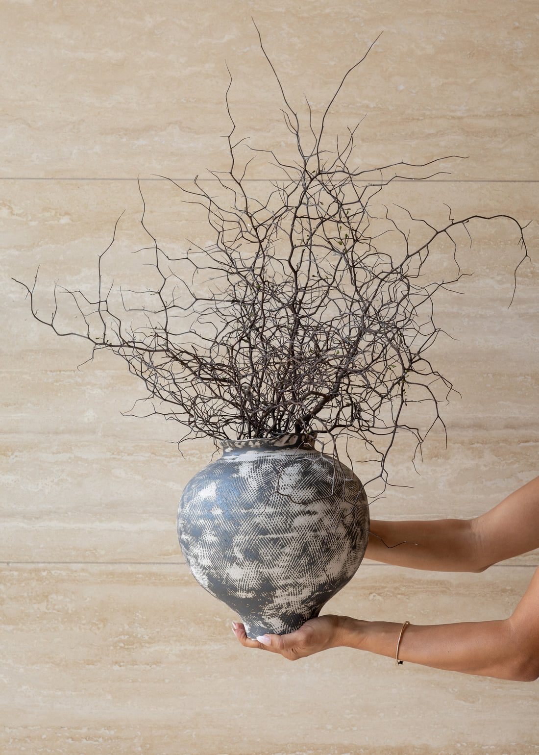 KAYLA PRESERVED FLOWER ARRANGEMENT IN MOSTAR VESSEL