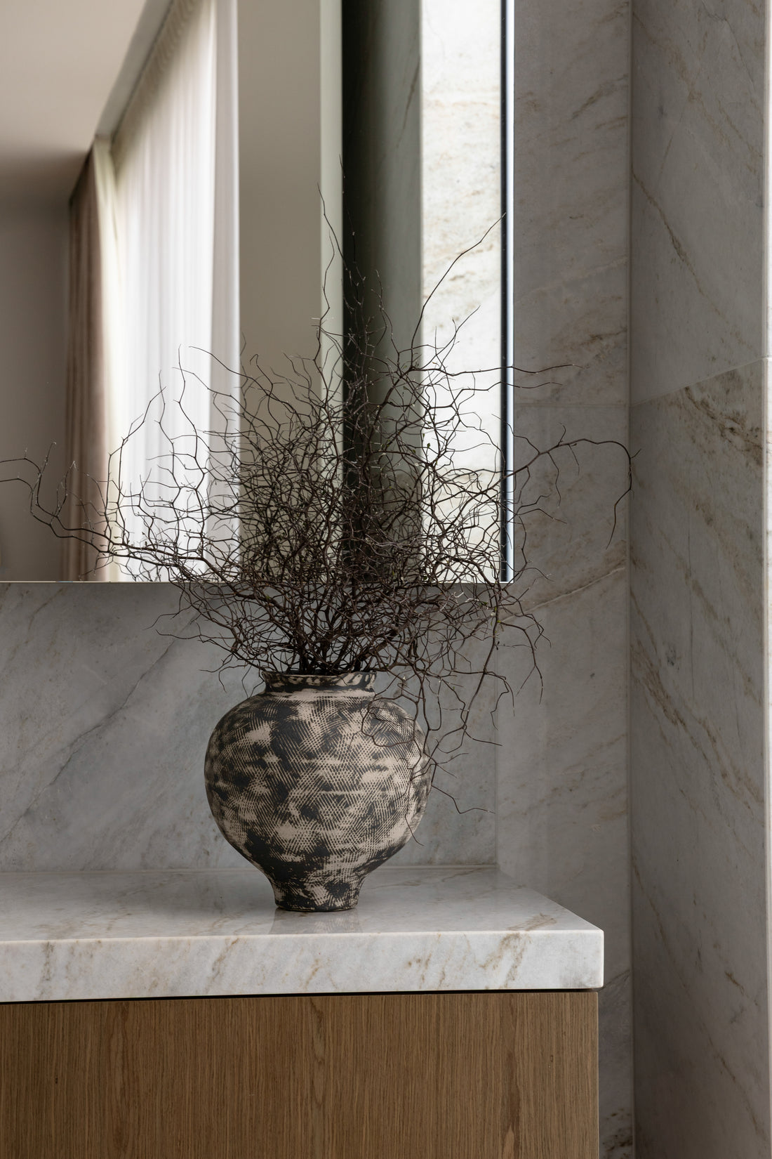 KAYLA PRESERVED FLOWER ARRANGEMENT IN MOSTAR VESSEL