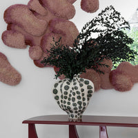 Seville handmade collectible sculptural vase, styled