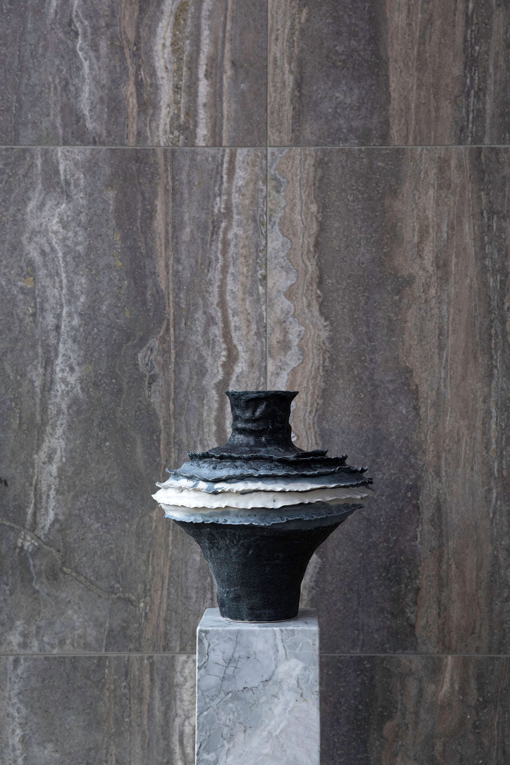 Antigua handmade collectible vase by The Palmier
