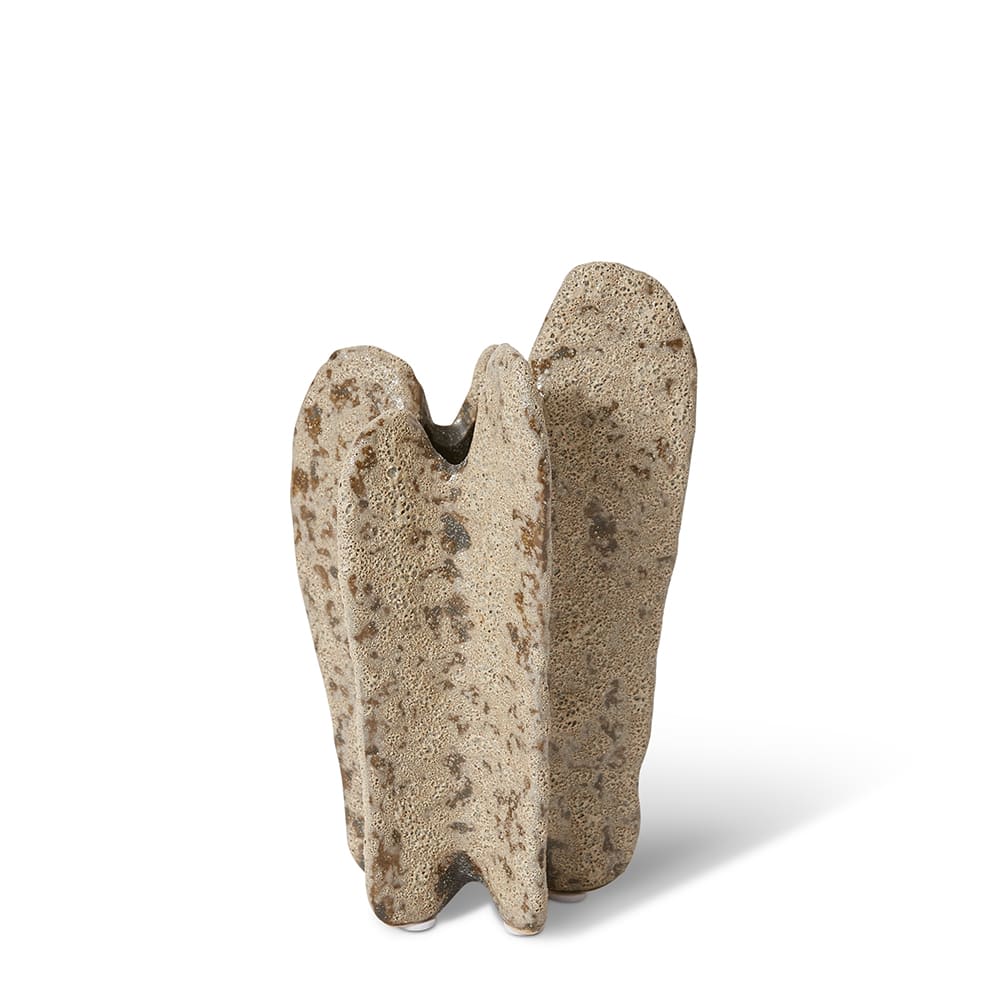 Adanna Vase Tall Brown 10x9x17cm by The Palmier