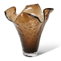 Lashay Vase Brown 32x31x31cm by The Palmier